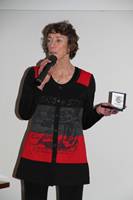 Margaret Dick with NZPPS medal
