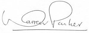 Warren Parker signature