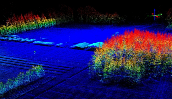 Scion’s nursery in 3D modelled from data captured 60 m above ground