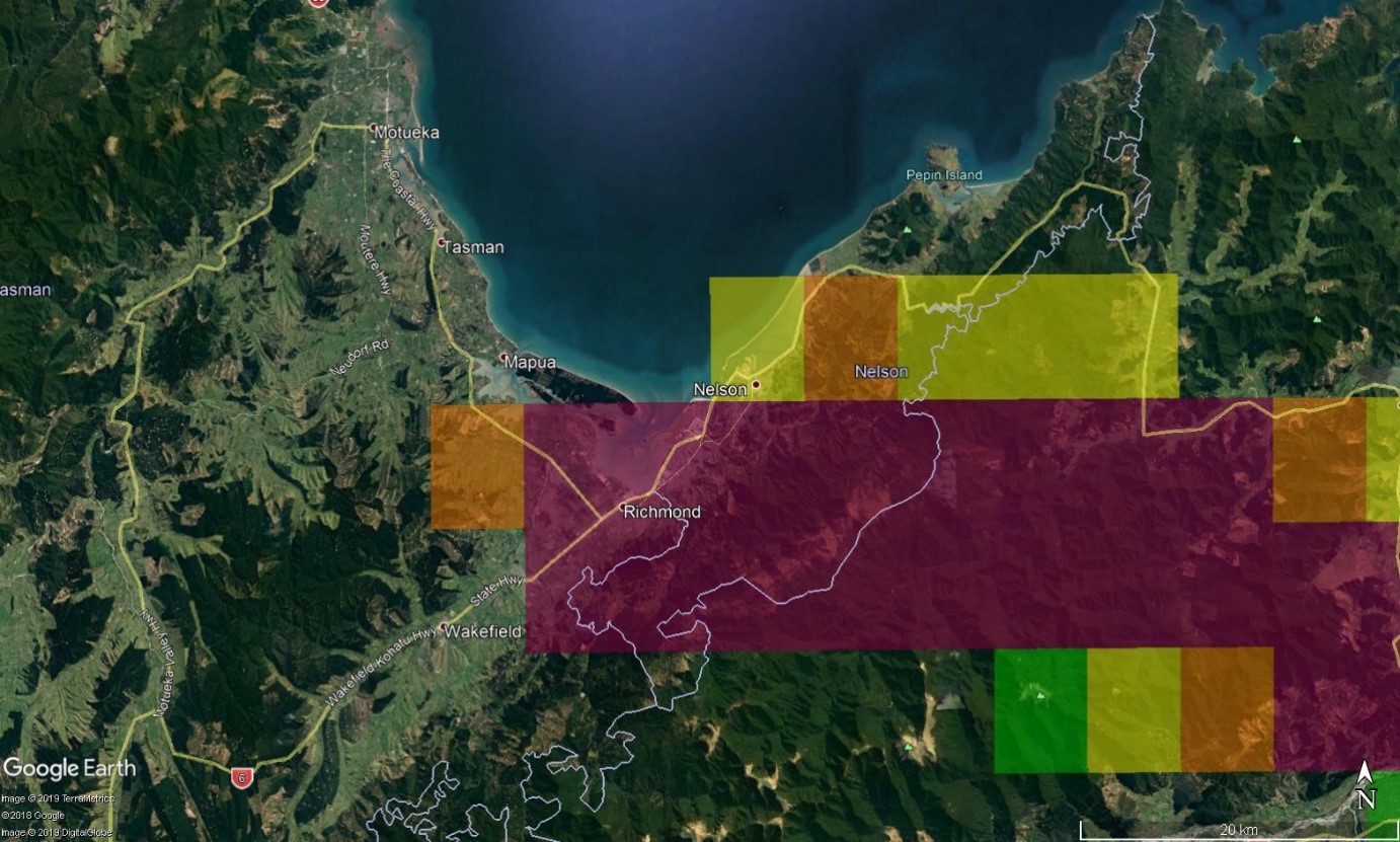 Image 2  Smoke prediction for Saturday 09 Feb 2019 at 9am.