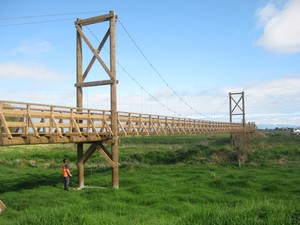 Wooden bridge